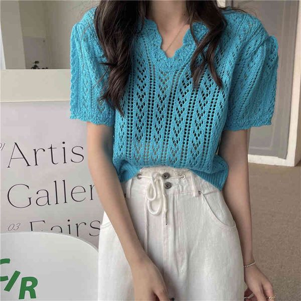 

women's tanks & camis hzirip short-sleeved shirt, for women, in solid color, with v-cleavage, summer, fashion design, crochet, smooth,, White