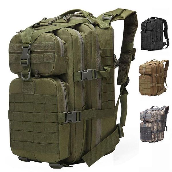 

outdoor bags 50l military tactical backpack molle army bag 3p pack men trekking camping rucksack large capacity hunting mochila