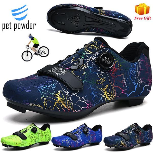 

men's mtb cycling shoes, self-locking, lightweight, breathable, women's road bike outdoor sports shoes footwear, Black