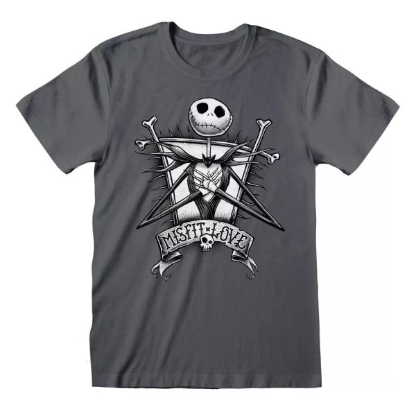 

nightmare before christmas misfit authorized man shirt, White;black