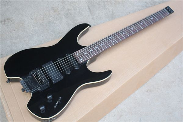 

fashion shaped black electric guitar, professional performance, our shop can customize all kinds of styles of guitar