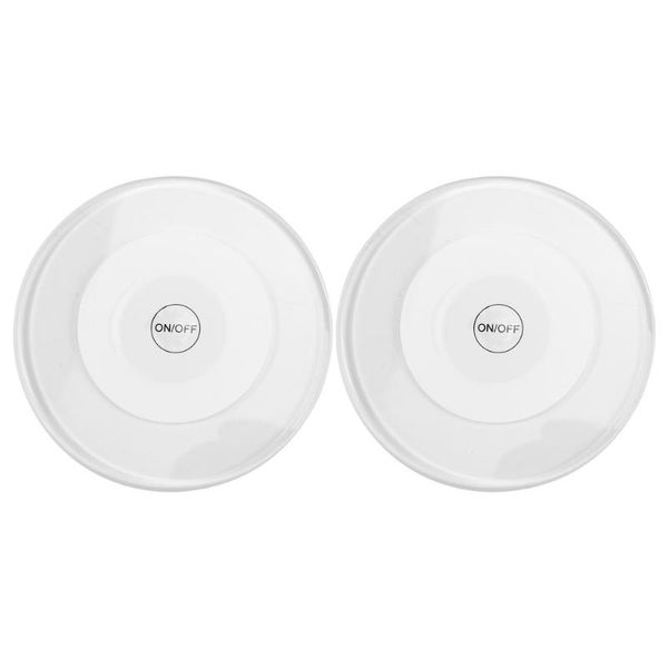 

mats & pads 2pcs glowing cup mat bar restaurant led (white light)