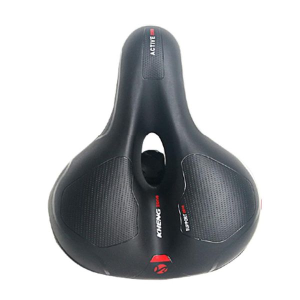 

bike saddles absorbing high elastic saddle reflective tape soft thickened bicycle seat mountain outdoor cycling universal wide