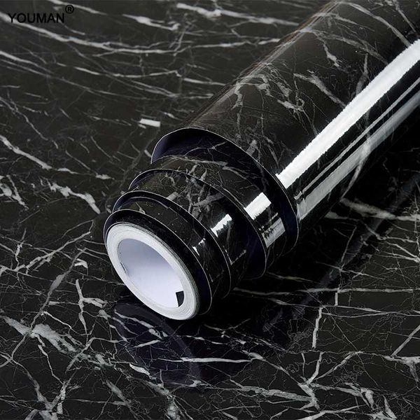 

wallpapers thickened imitation marble renovation stickers kitchen cabinet counter waterproof and oil-proof washbasin purple pea