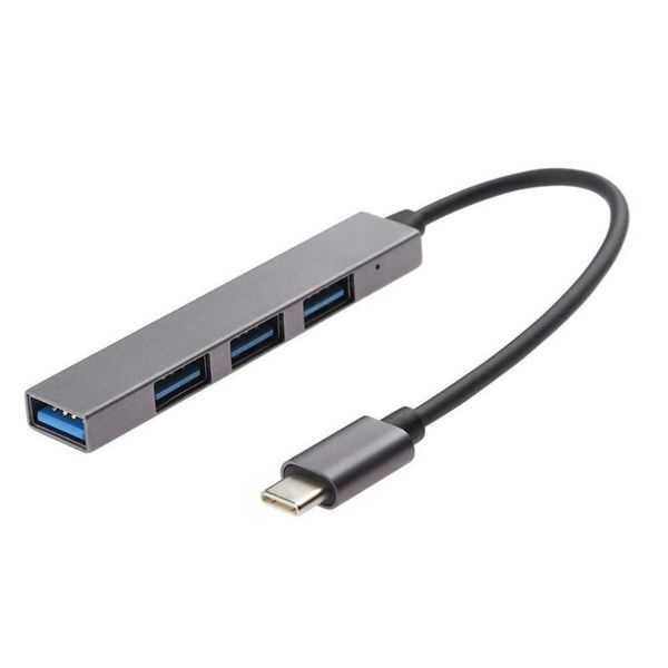 

hubs usb type-c adapter 4 in 1 converter splitter multifunction 3.1 hub electronics accessories