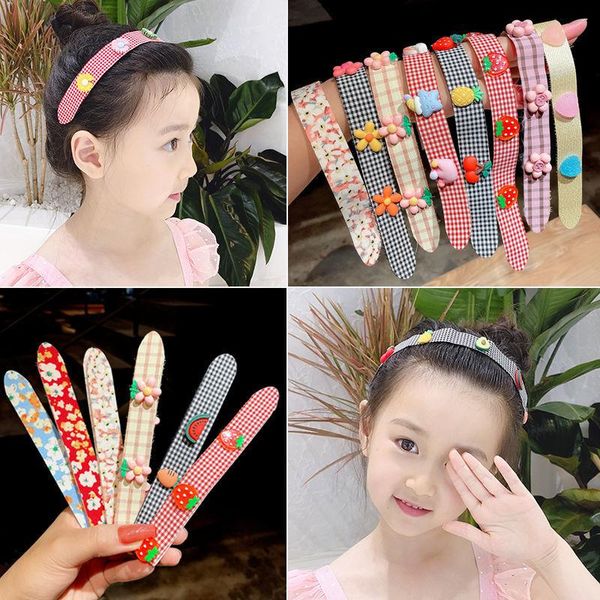 

hair accessories three children's baby headband hairband female hairpin girls bangs posted broken posts headdress, Slivery;white