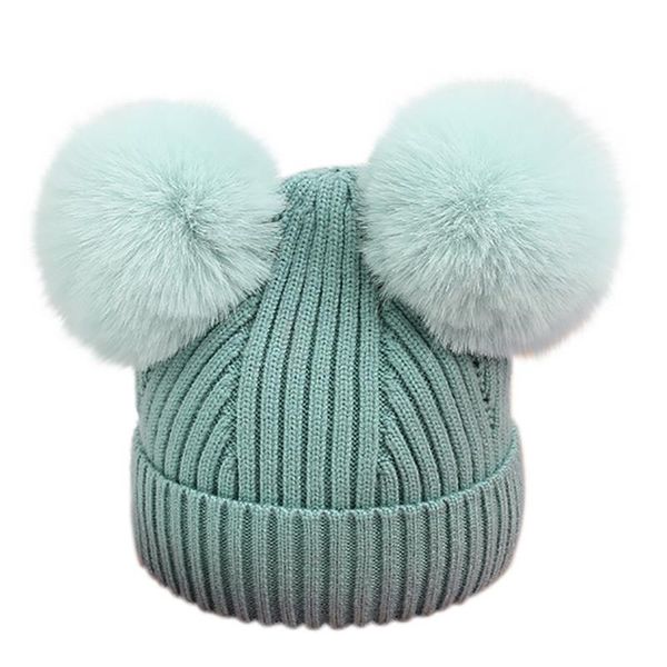 

caps & hats toddler baby winter warm hat knitted comfortable woolen for kids boys and girls fashionable solid color cute children hat#m, Yellow