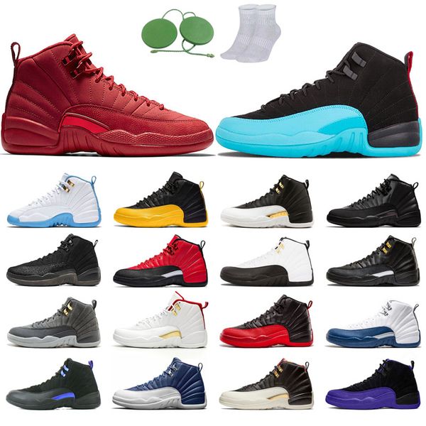 

12s man basketball shoes winterized wings university gold blue the master taxi reverse athletic o-black michigan gym red gamma french fiba d