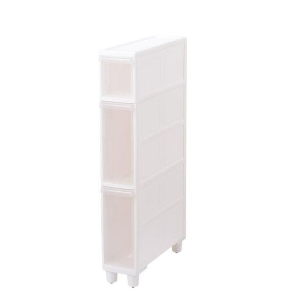 

bathroom storage & organization 14cm quilted cabinet refrigerator rack narrow slit kitchen plastic drawer toilet shelf