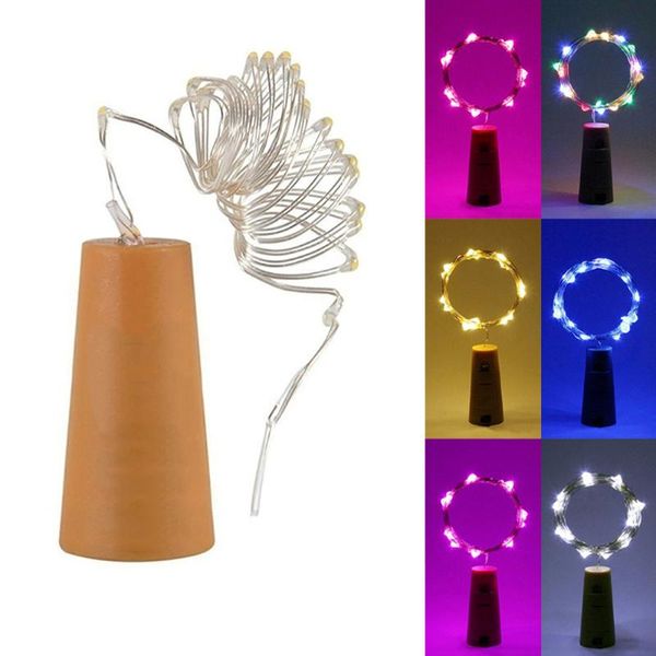

strings led string light wine bottle with cork lights battery for party wedding christmas halloween bar decor lighting