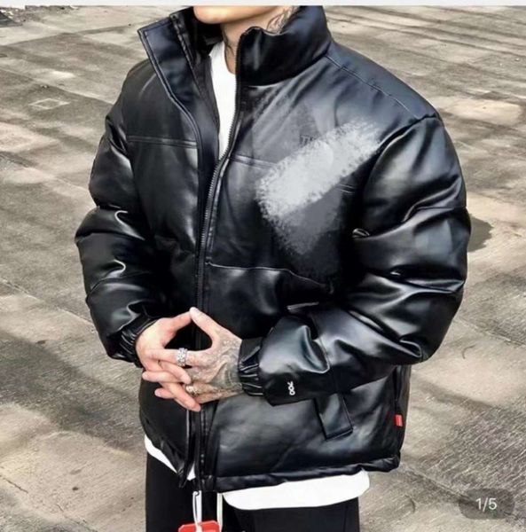 

men's down & parkas black winter couple's north mian bread warm cotton clothes 5oj6
