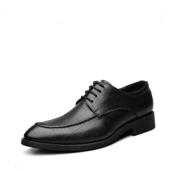 

dress shoes 2021 men formal leather black plaid wedding oxfords mens