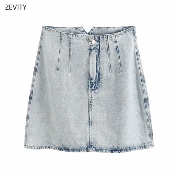 

women casual slim denim a line mini skirt faldas mujer ladies retro zipper fly chic brand jeans skirts qun630 210420, Black