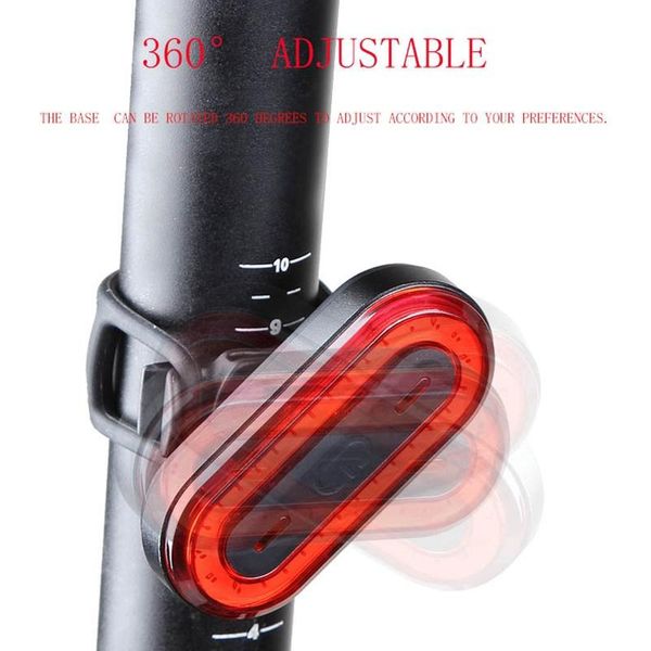 

bike lights bicycle led tail light back lamp rear usb rechargeable waterproof warning flash accessories