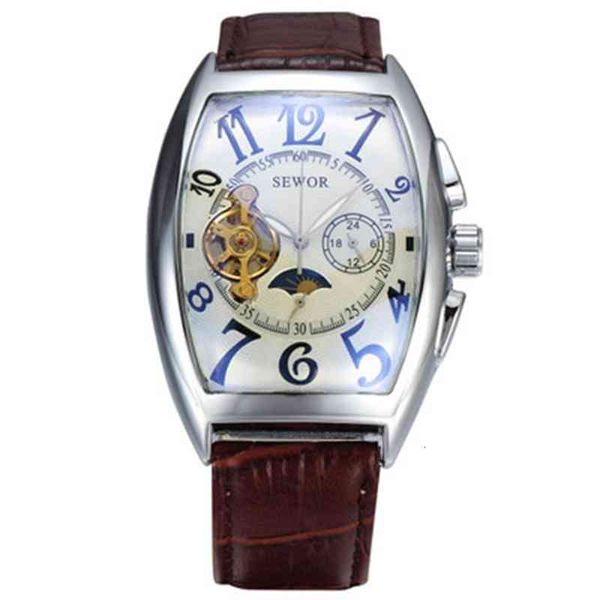 

machines men fashion belt business clock, Slivery;brown