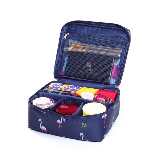 

large-capacity travel cosmetic bag portable waterproof wash makeup storage accessories1
