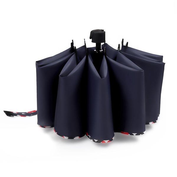 

umbrellas 10k sunny and rainy dual-use double large reinforced three-folding male business advertising umbrella windproof strong