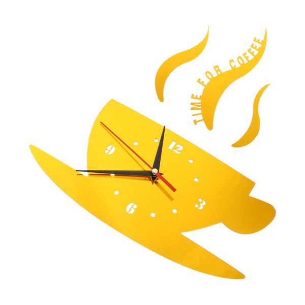 

wall clocks 1pc diy clock acrylic hanging mute sticker office decor
