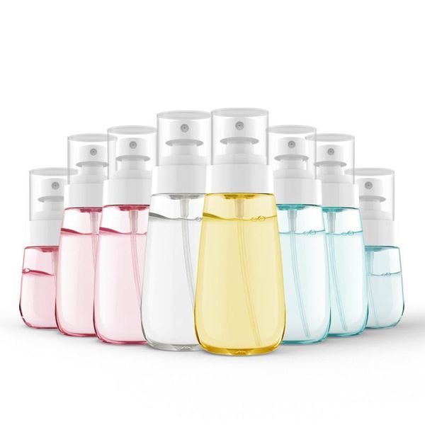 

5pcs 30/60/100ml empty spray bottle for make up and skin care refillable travel use storage bottles & jars