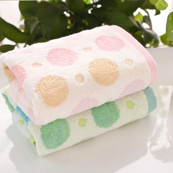 

towel 2 pcs/lot cotton jacquard woven various styles of towels bathroom face cloth