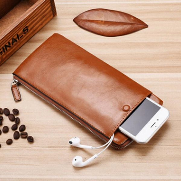 

fashion men wallets vintage male clutch card holder pu leather wallet coin 3 choices1, Red;black