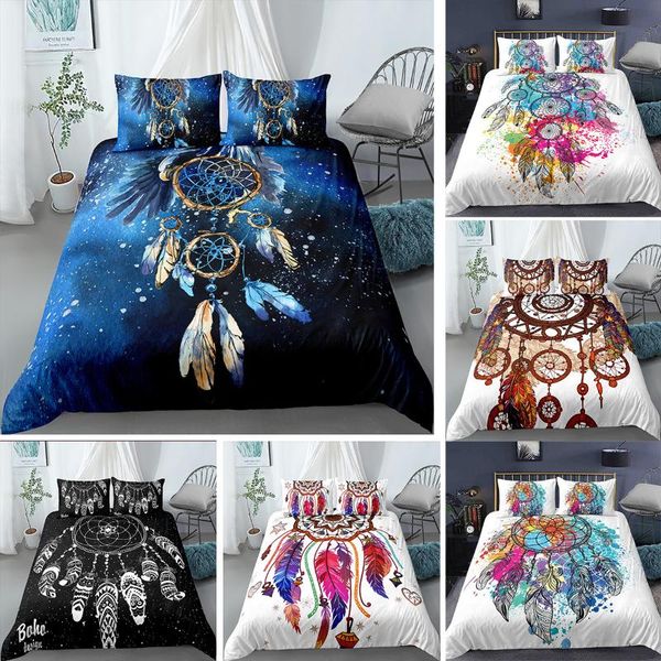 

bedding sets boho dreamcatcher set for bedroom soft bedspreads bed linen comefortable duvet cover quilt and pillowcase