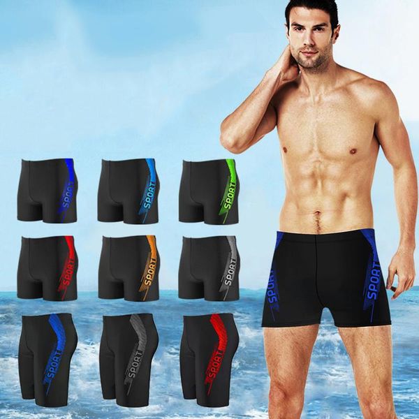 

two-piece suits swimming trunks men waterproof quick-drying shorts swimwear men's sharkskin swim mens