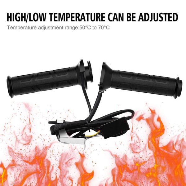 

handlebars 22mm upgrade electric heated grips handle handlebar adjustable heating set auto motorcycle parts wupp