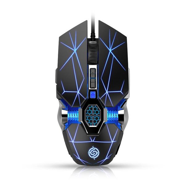 

gaming mouse mice 7 buttons rgb with light usb wired gamer professional optical 4000 adjustable dpi