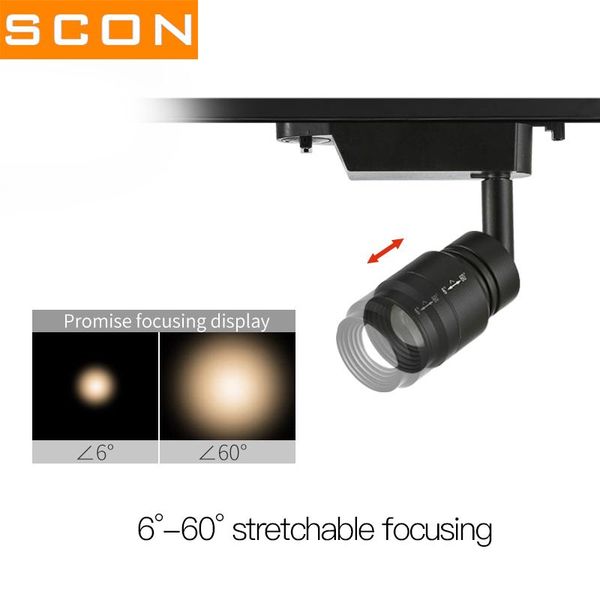 

12pcs led spots track light 7w fitting aluminum tracking fixture lights bulbs for shop mall exhibition