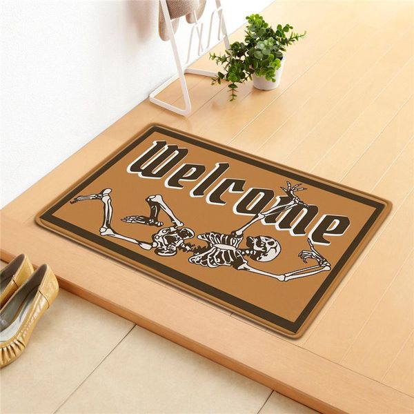 

outdoor pads halloween home door mat absorbent living room kitchen floor bedroom carpet anti-slip too789