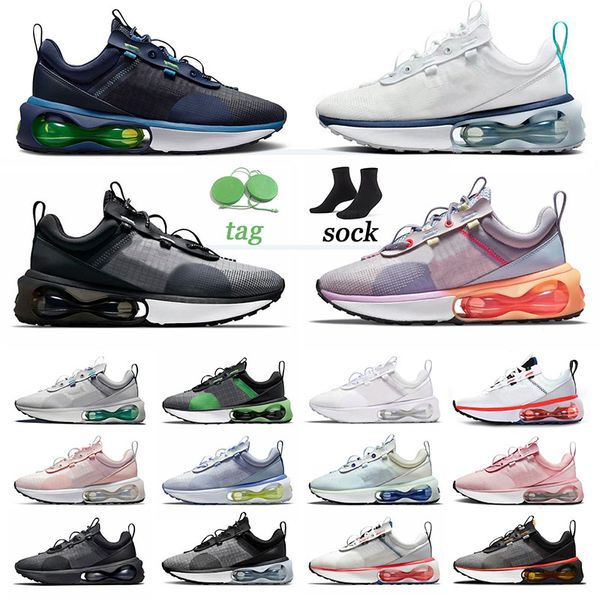 

max 2021 running shoes woman designer knit mesh men women obsidian thunder blue sports red black gold white barely rose green venice navy cr