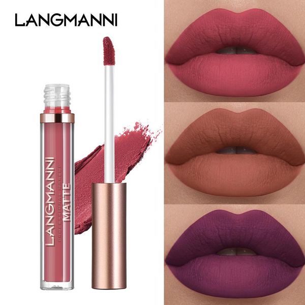 

lip gloss 8pcs glaze velvet matte lipstick waterproof long lasting smooth texture not stick ccup full color maquiagem tslm1