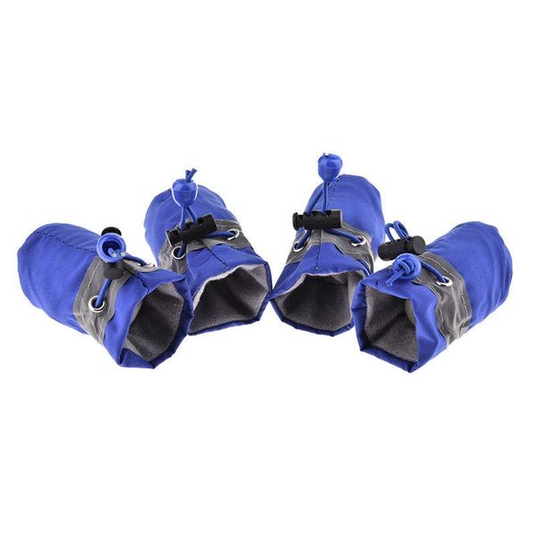 

dog apparel 4 pieces breathable hole skid-proof shoes protector boots anti-slip set