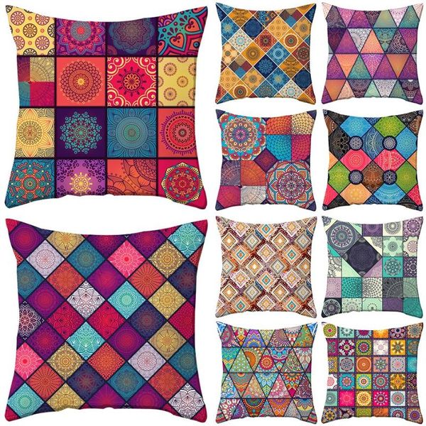 

cushion/decorative pillow 45*45cm double sided mandala pillowcase home decorative cover sofa cushion 150x100/200x150/230x180cm