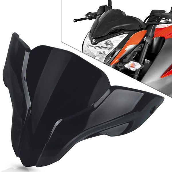 

motorcycle windshield screen for bajaj pulsar ns200 ns/200 /200 as double bubble spoiler windproof windscreen deflector