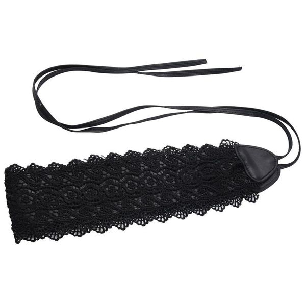 

belts women lace waist belt soft faux leather boho band corset fashion accessories for dresses, Black;brown