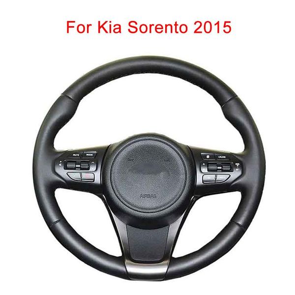 

steering wheel covers customize car cover for kia sorento 2021 leather braid