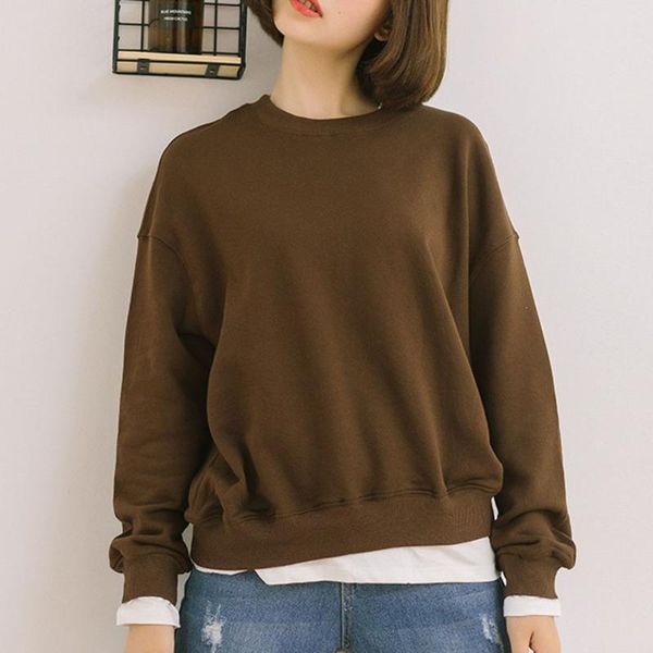 

women's hoodies & sweatshirts 2021 womens long sleeve hoodie fake two piece sweatshirt patchwork loose pullover harajuku oversized, Black