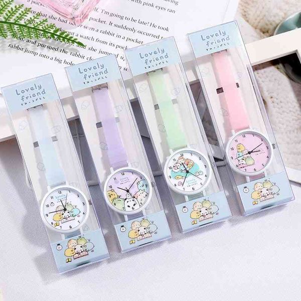 

cute cartoon corner bioluminescent quartz watch children's gift watch