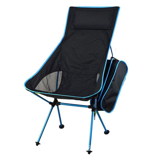 

ultralight folding camping chair fishing bbq hiking picnic outdoor tools foldable beach seat accessories