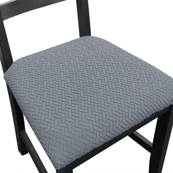 

chair covers removable dining seat cover jacquard stretch elastic cushion slipcover for room kitchen home decor