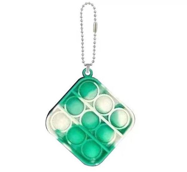 

silicone toys partys keychain anti-pressure bubble board decompression toy fidget infant intelligence development pendant 00006
