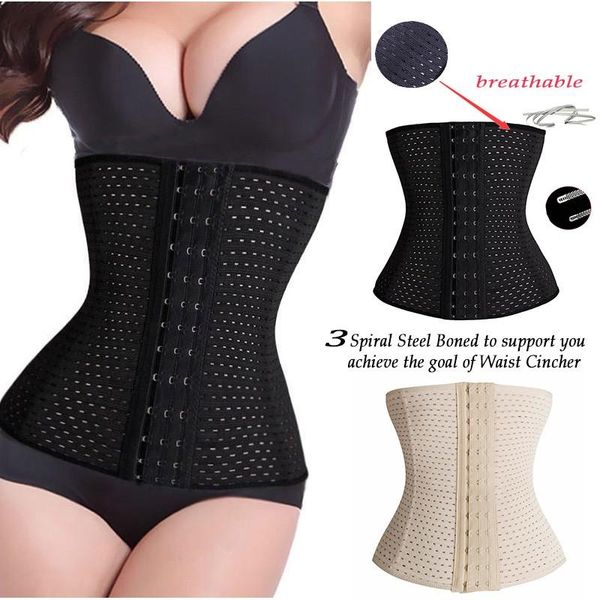 

women's shapers waist trainers reducing and shaping girdle for women strap woman slimming sheath modeling belt colombian girdles, Black;white