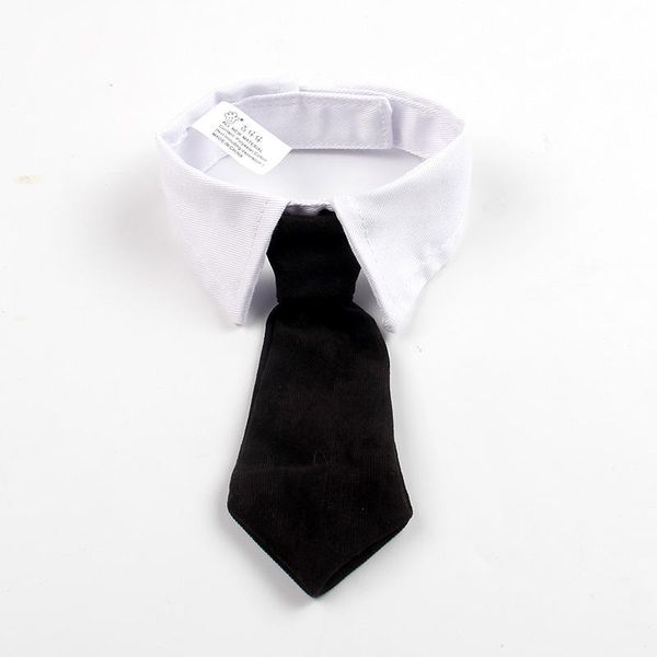 

bow elegant striped cotton adjustable dog cat neckties pet collar costumes