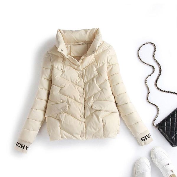 

women's jackets down cotton jacket short 2021 autumn winter korean, Black;brown