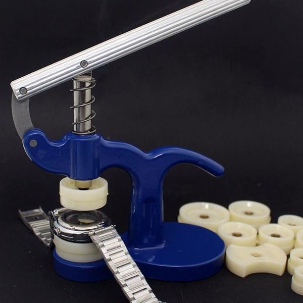 

repair tools & kits wholesale watch case press 12 dies crystal front back cover screw presser watchmakers kit tool