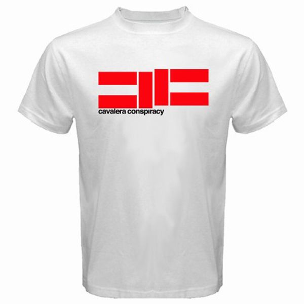 

New CAVALERA CONSPIRACY Band Logo Men's White T-Shirt Size S - 3XL, White;black