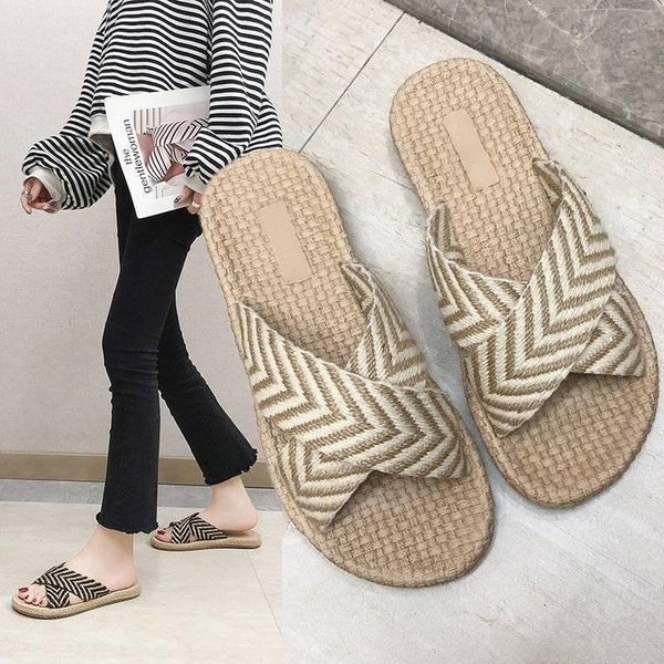 

slippers summer women flip flops casual anti-slip beach flat sandals open toe shoes for ladies, Black