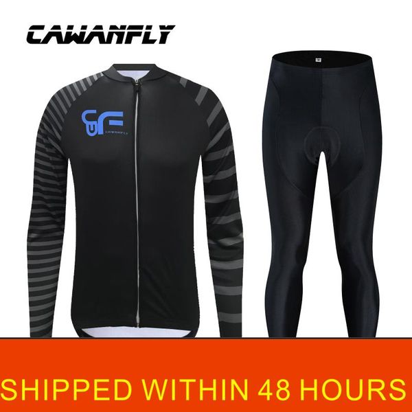 

racing sets men long sleeve cycling clothing mtb ropa ciclismo bike clothes set, Black;blue